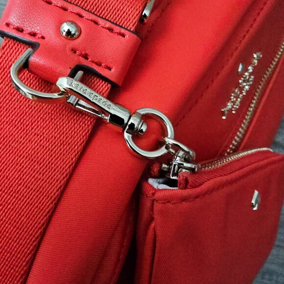 Kate Spade New Chelsea Camera Coin Dust Bag Crossbody Red Shoulder Bag - Picture 10 of 16